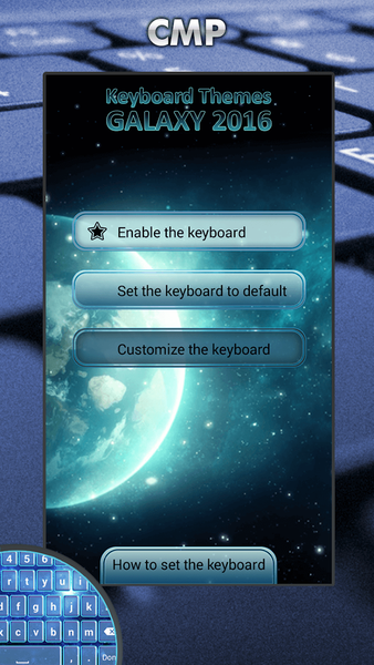 Keyboard Themes Galaxy 2017 - Image screenshot of android app