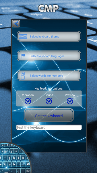 Keyboard Themes for Boys - Image screenshot of android app