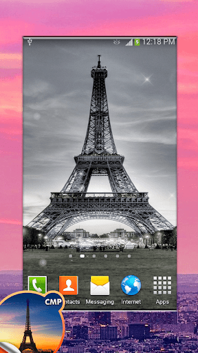 Paris Live Wallpaper - عکس برنامه موبایلی اندروید