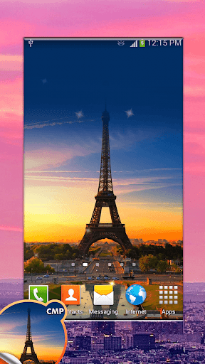 Paris Live Wallpaper - Image screenshot of android app