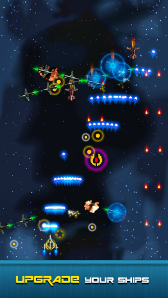 Galaxy Shooter: Space Attack - - Gameplay image of android game