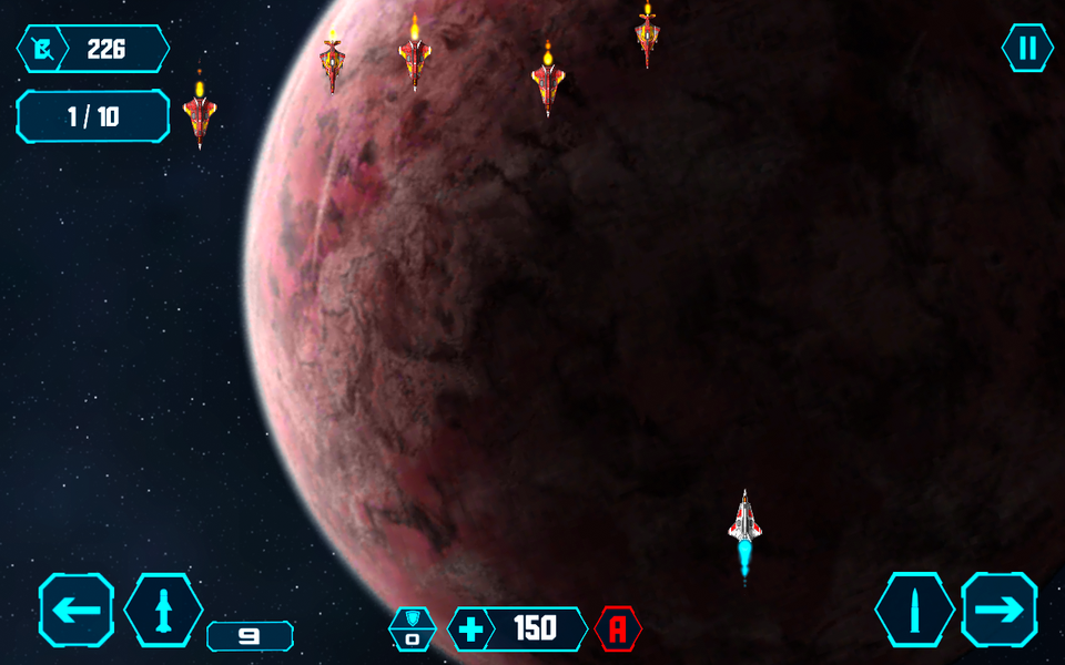 Space Combat: Colonial Uprisin - Gameplay image of android game