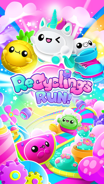 Recyclings Run - Gameplay image of android game