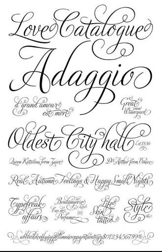 Calligraphy Lettering Arts - Image screenshot of android app