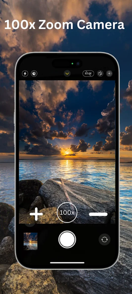 ۱۰۰x Zoom Camera - عکس برنامه موبایلی اندروید