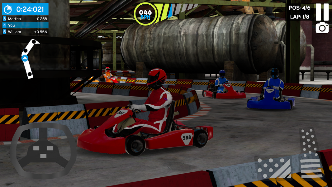 Real Go Kart Karting - Racing - عکس بازی موبایلی اندروید