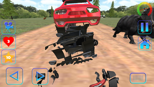 Car Racing in Dinos - عکس بازی موبایلی اندروید
