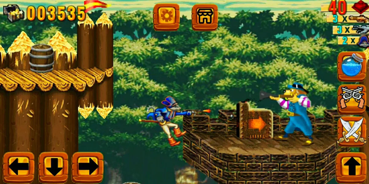 Captain Claw - عکس بازی موبایلی اندروید