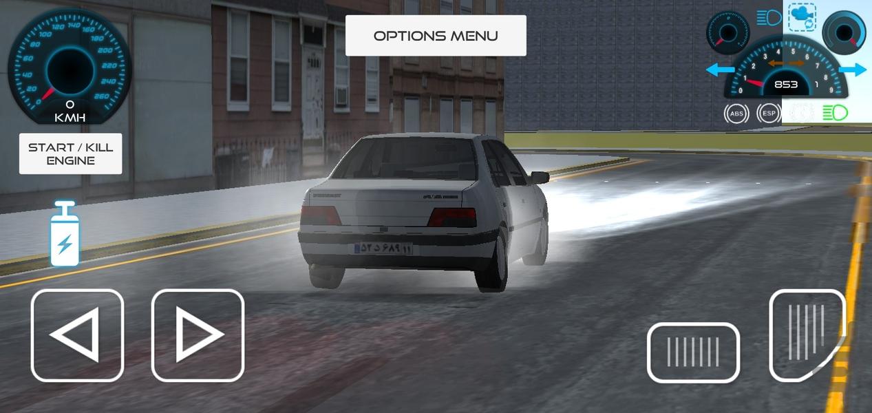 رانندگی با پژو ۴۰۵ - Gameplay image of android game