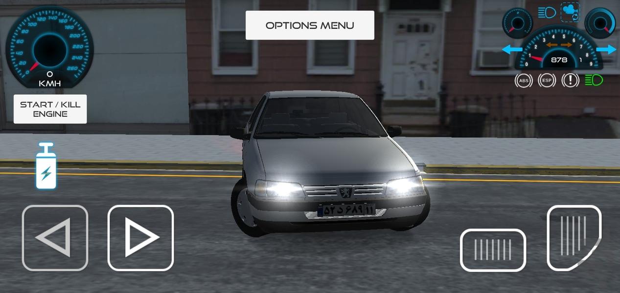 رانندگی با پژو ۴۰۵ - Gameplay image of android game