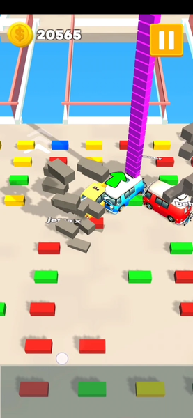 Bridge Car Race - Gameplay image of android game