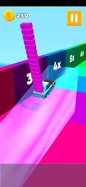 Bridge Car Race - Gameplay image of android game