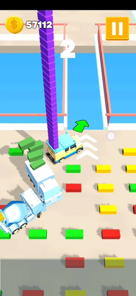 Bridge Car Race - Gameplay image of android game