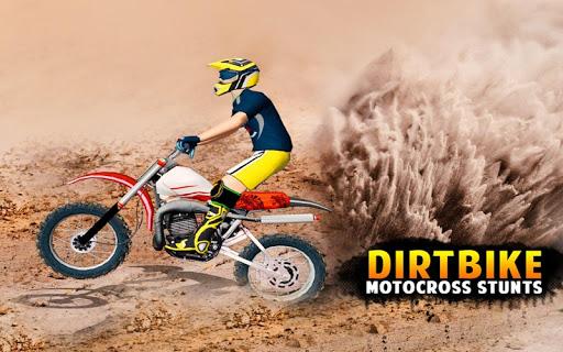 Dirt Bike Cop Race Free Flip Motocross Racing Game - Gameplay image of android game