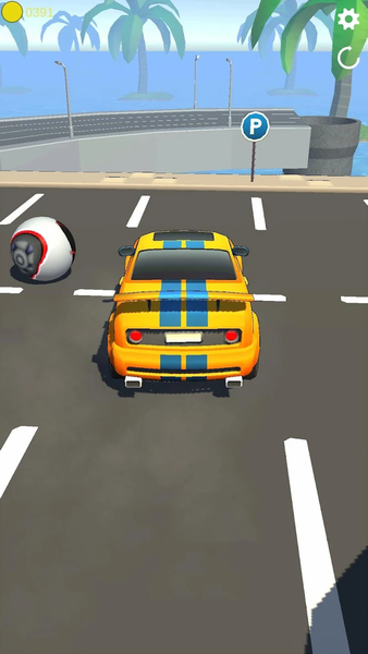 Car and Ball - Gameplay image of android game