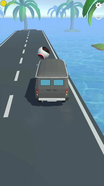 Car and Ball - Gameplay image of android game