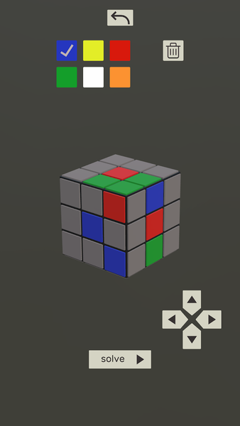 Simple Cube Solver - Gameplay image of android game