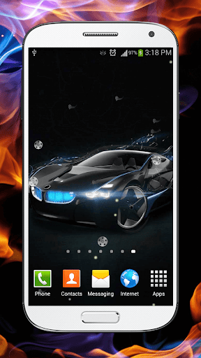 Cars Live Wallpaper HD - Image screenshot of android app
