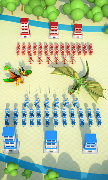 Merge And Conquer: Battle Game - Gameplay image of android game
