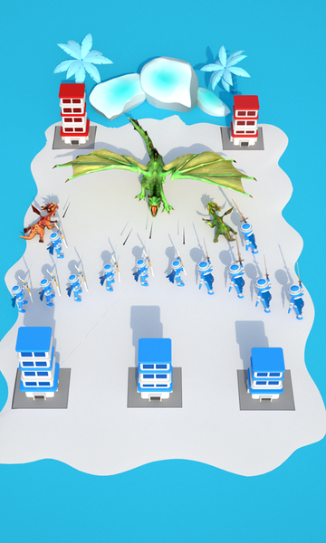 Merge And Conquer: Battle Game - Gameplay image of android game