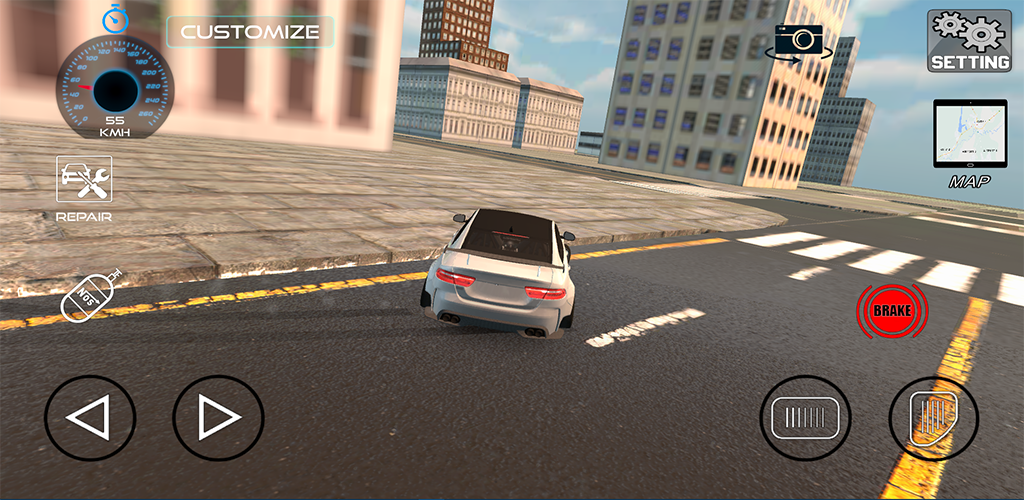 Ultimate Car Drift Simulator 2 - Gameplay image of android game