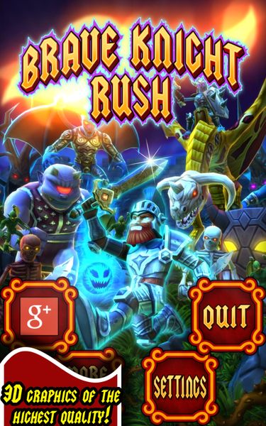 Brave Knight Rush - Gameplay image of android game