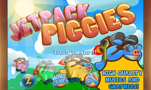 Jetpack Piggies Bros - Gameplay image of android game