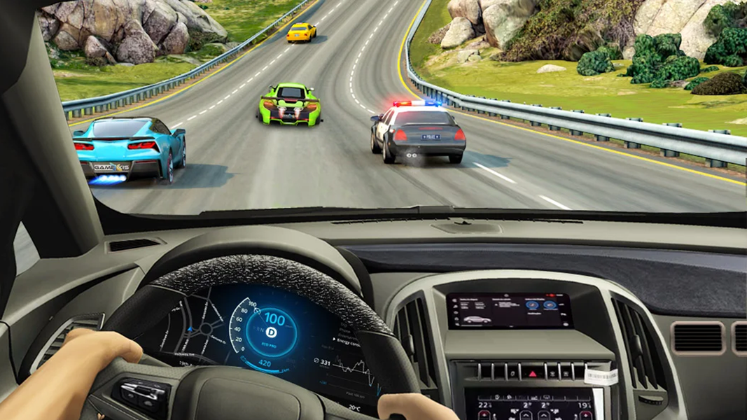 Racing Car Games Race City - عکس بازی موبایلی اندروید