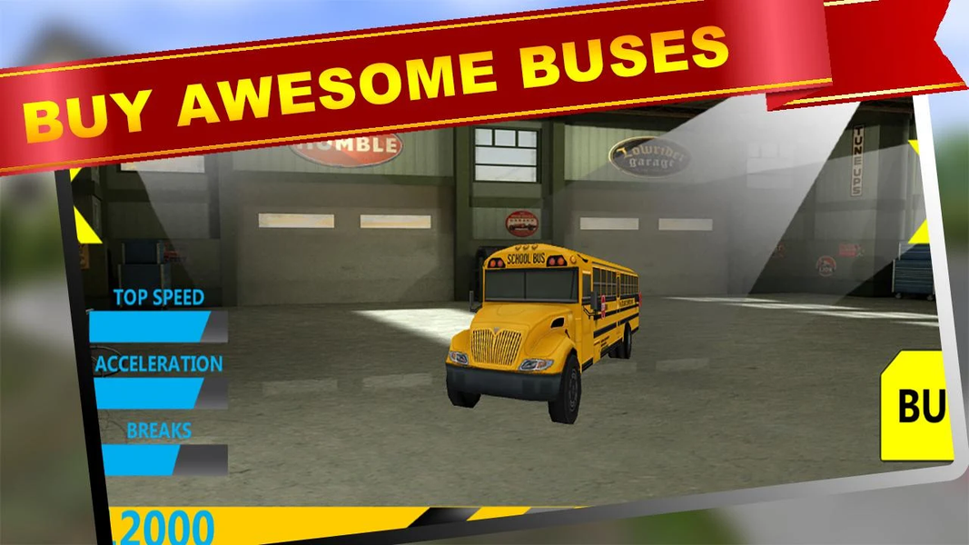 NY City School Bus Simulator 2 - عکس بازی موبایلی اندروید