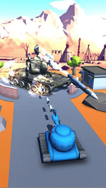 Blast Balls - Tank Fire Shoot - Gameplay image of android game