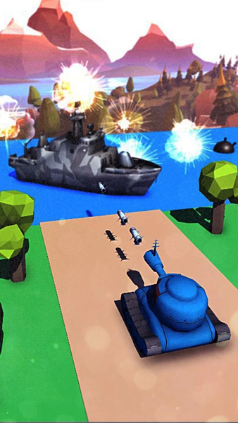 Blast Balls - Tank Fire Shoot - Gameplay image of android game