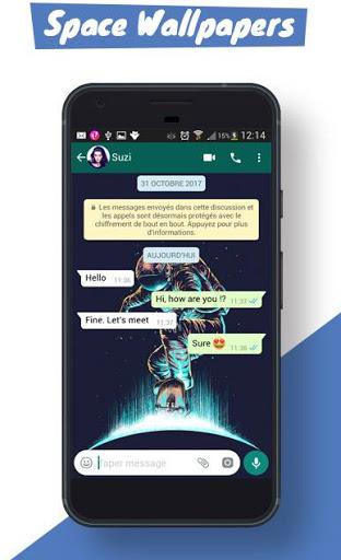 Cool Wallpapers for WhatsApp - Chat Background - Image screenshot of android app
