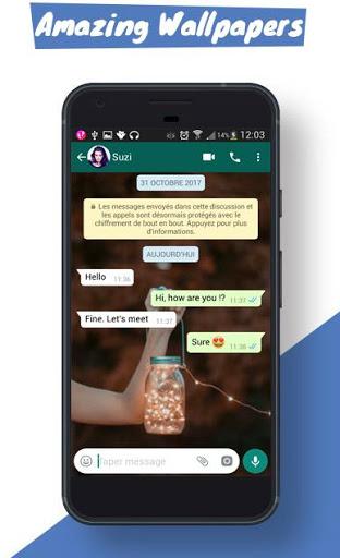 Cool Wallpapers for WhatsApp - Chat Background - Image screenshot of android app
