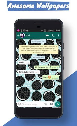 Cool Wallpapers for WhatsApp - Chat Background - Image screenshot of android app