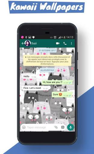 Cool Wallpapers for WhatsApp - Chat Background - Image screenshot of android app