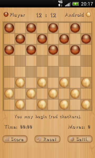 Checkers - Gameplay image of android game