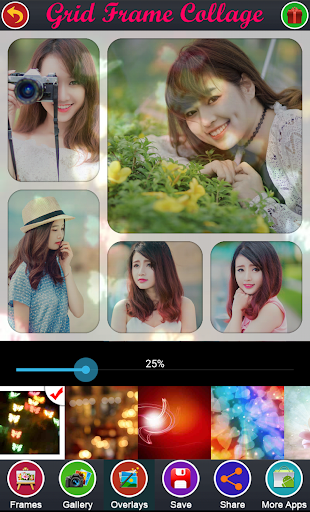 Grid Frame Collage - عکس برنامه موبایلی اندروید