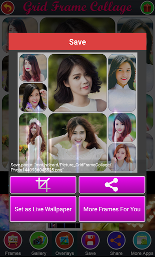 Grid Frame Collage - Image screenshot of android app