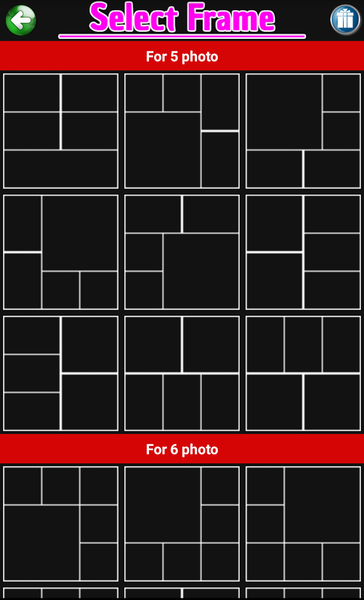 Picture Grid Frame - Image screenshot of android app