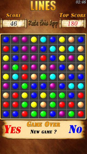 Lines - Gameplay image of android game