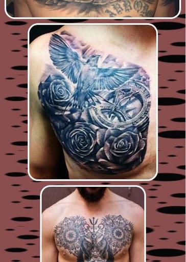 Chest Tattoos For Men - Image screenshot of android app