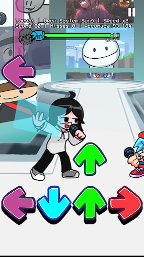 Vs Cyber Sensation in FNF Mod - عکس بازی موبایلی اندروید