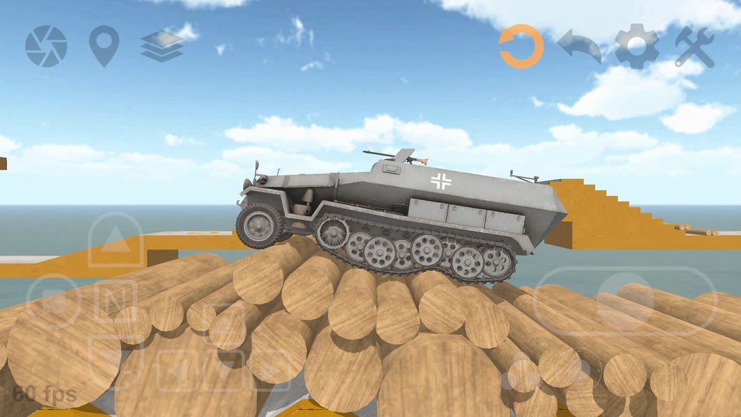 Tank Physics Mobile Vol.2 - Gameplay image of android game
