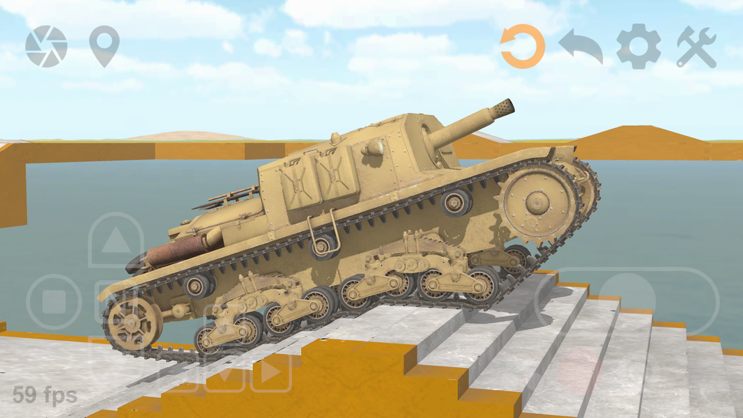 Tank Physics Mobile Vol.2 - Gameplay image of android game