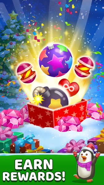 Christmas Games - Match 3 Game - Gameplay image of android game