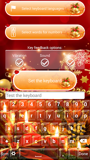 Christmas Keyboard Themes - عکس برنامه موبایلی اندروید