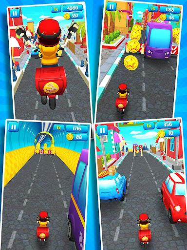 Subway Scooters Race - Gameplay image of android game