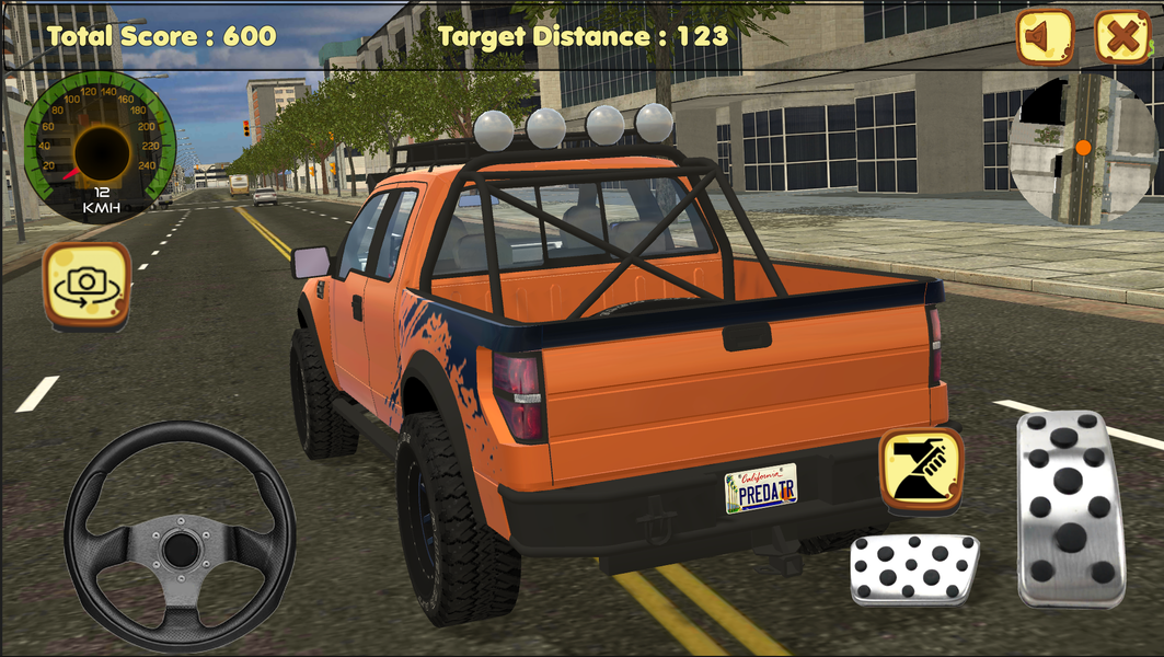 Jeep Drift Simulator - Gameplay image of android game