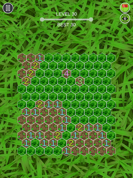 Hexagon Minesweeper - Gameplay image of android game
