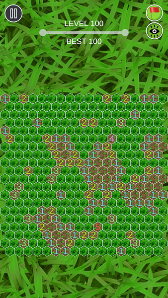 Hexagon Minesweeper - Gameplay image of android game